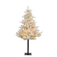 Novogodišnja jelka na stablu sa LED lampicama 150cm, krem