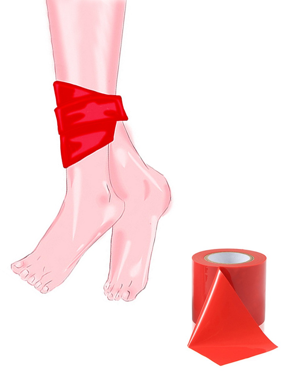 Crvena 16 m lepljiva traka za BDSM C81279-2