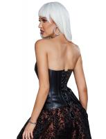 Crni korset od veštačke kože -S - EUR vel. 38