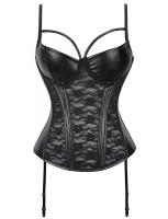 Crni korset od veštačke kože A3447-XS - EUR vel. 36