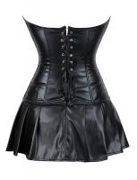 Crni korset od veštačke kože A9187-M - EUR vel. 40