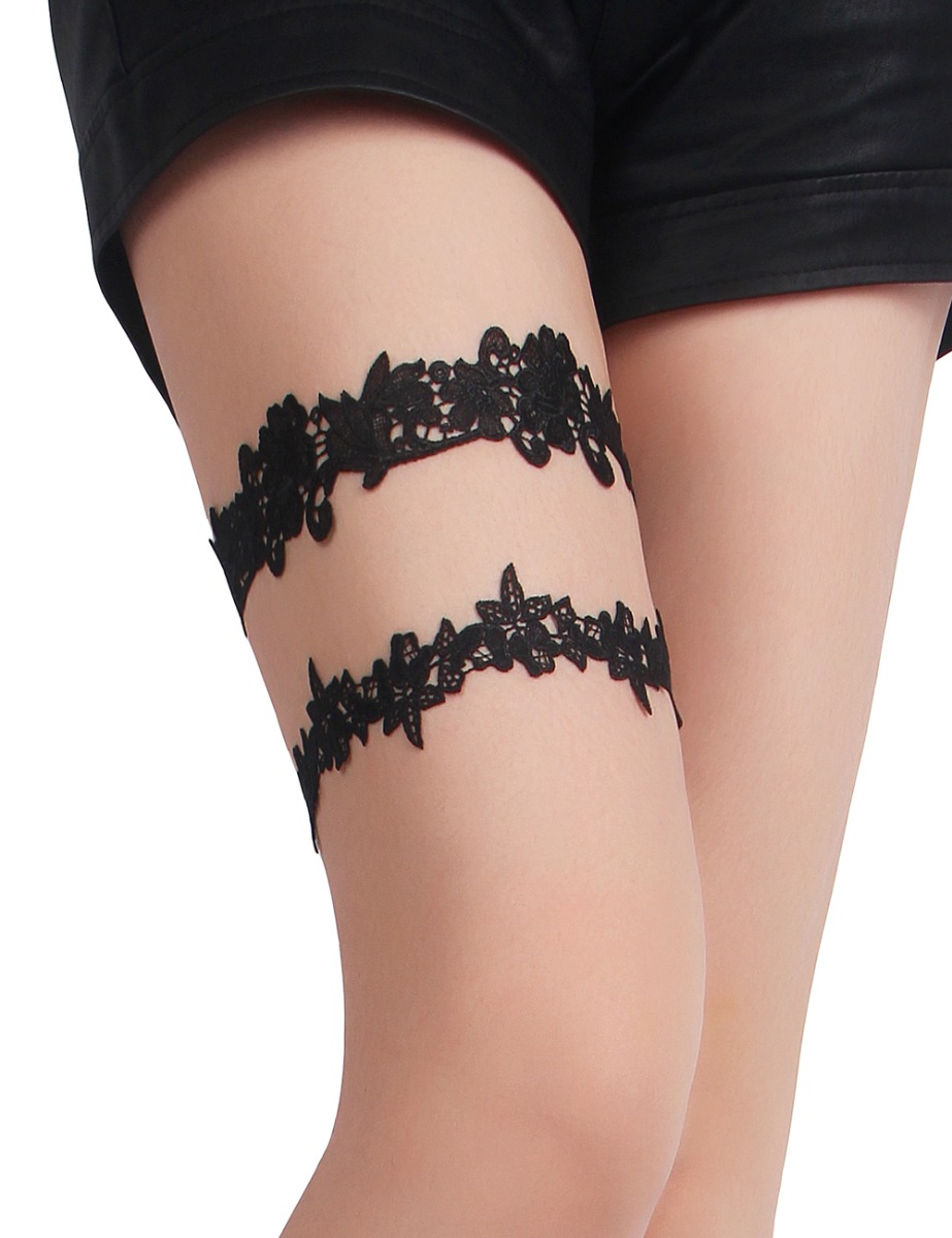 Seksi čipkaste podvezice C81281-1