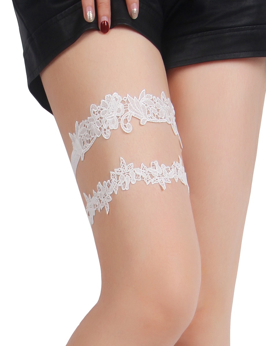 Seksi čipkaste podvezice C81281-2