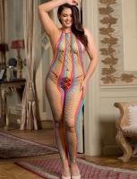 Čarape za celo telo za krupnije dame H3518P-L-2XL