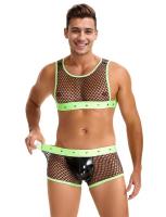 Zeleni komplet muški seksi veš