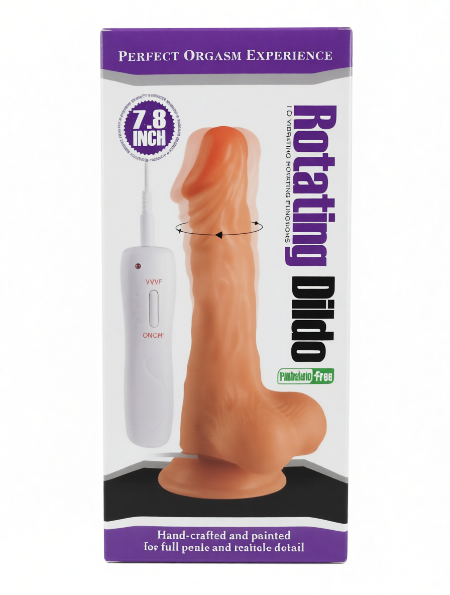 Rotirajući dildo – realističan vibrator sa 10 brzina