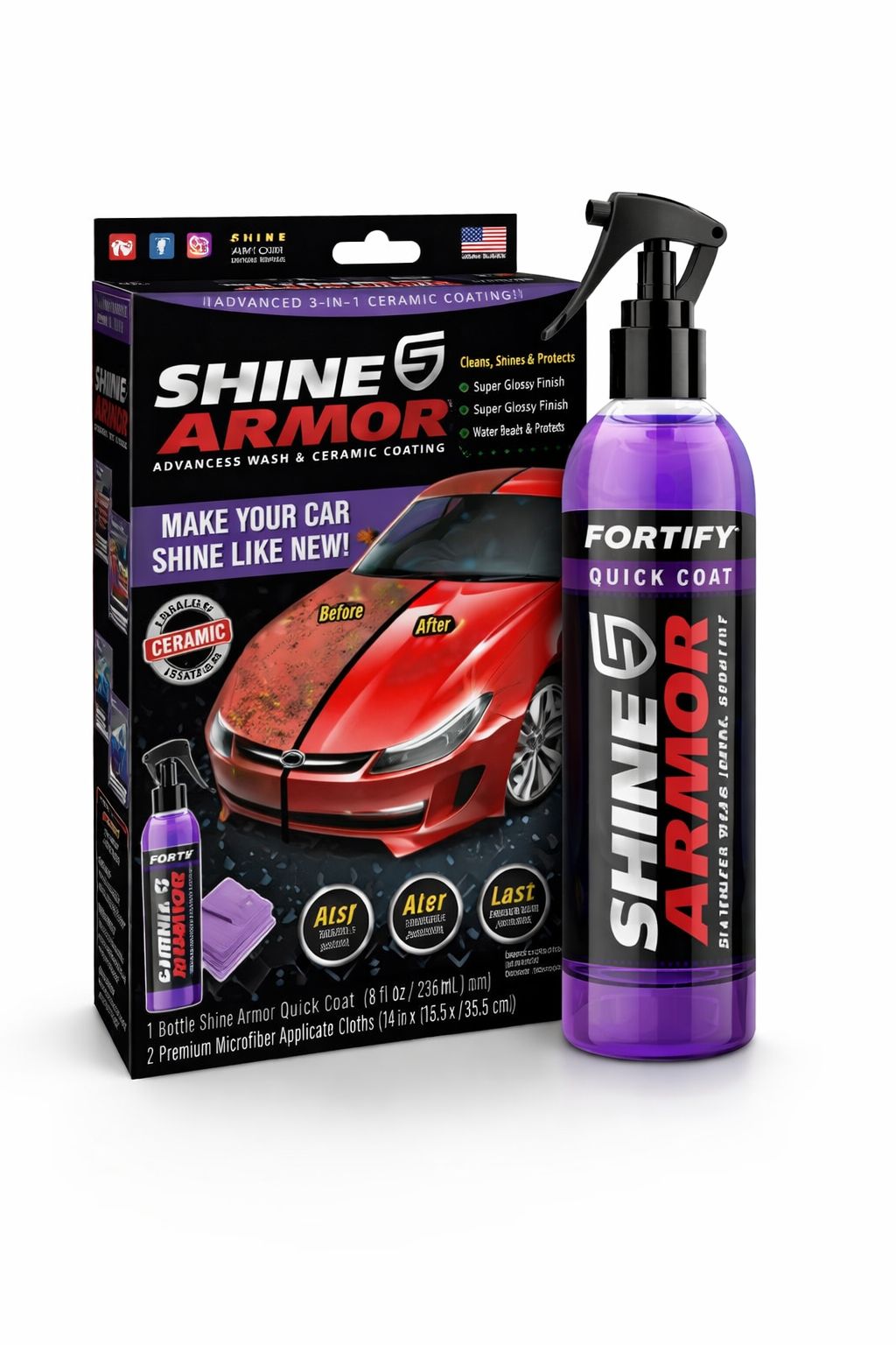 Sredstvo za poliranje automobila SHINE ARMOR 3u1