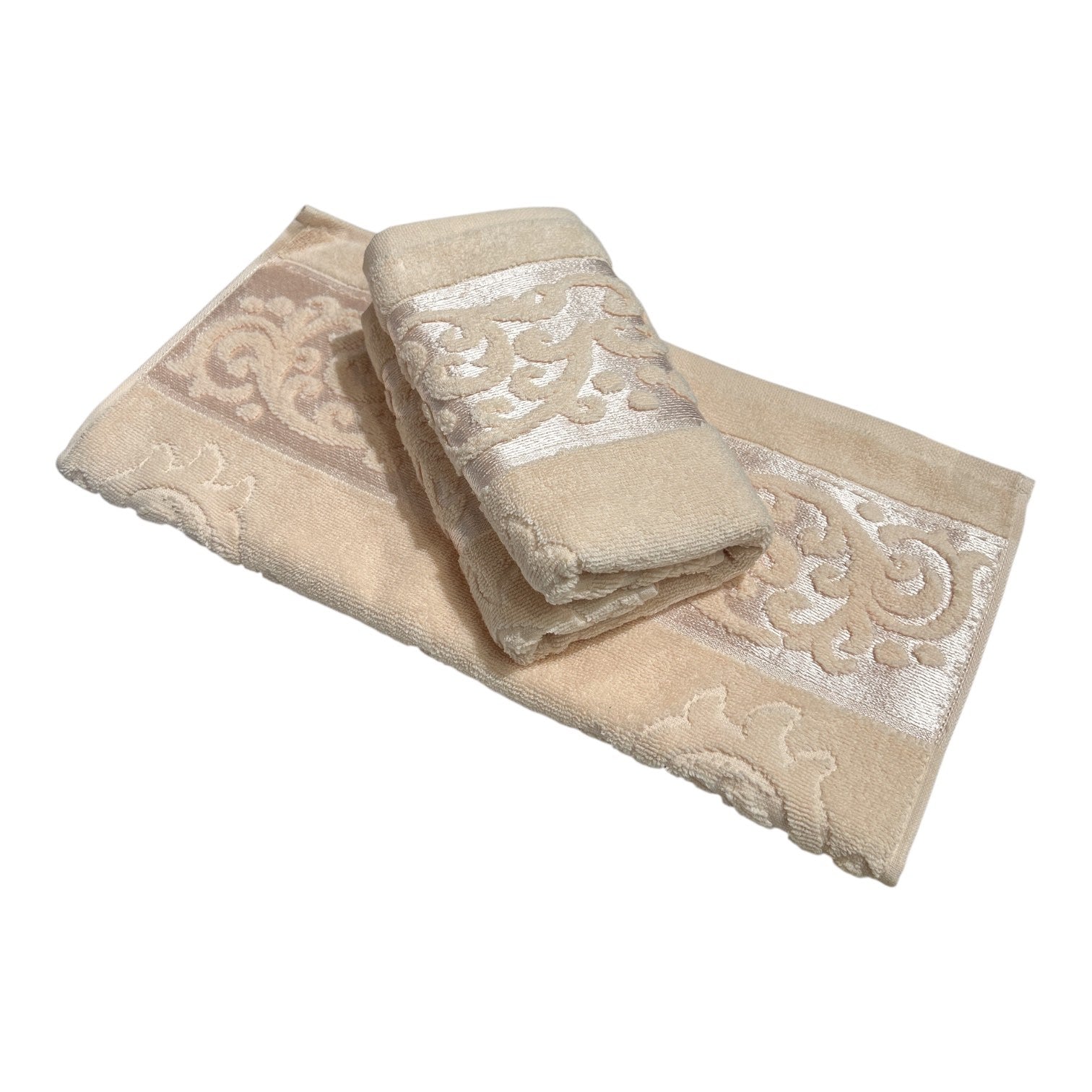 Peškir Žakard bež 95x50cm, 570g/m2