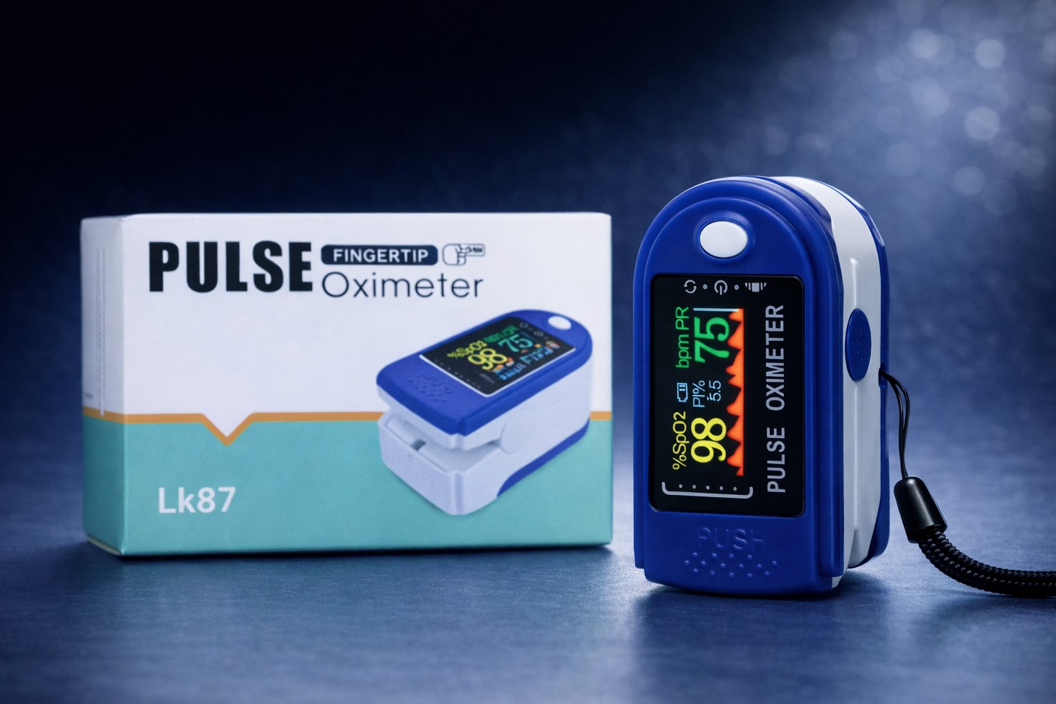 Pulsni oksimetar za prst LK87