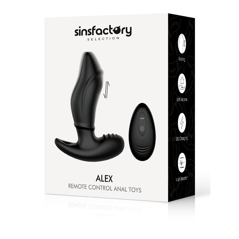 Analni vibrator sa pomeranjem Alex