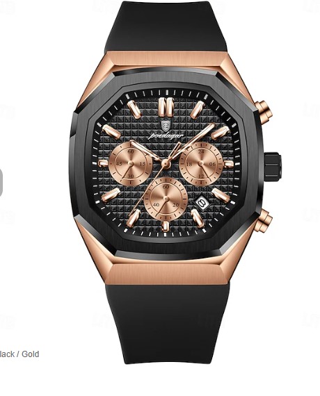 Poedagar muški sat 893 crni rg