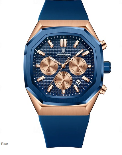 Poedagar muški sat 893 plavo rg