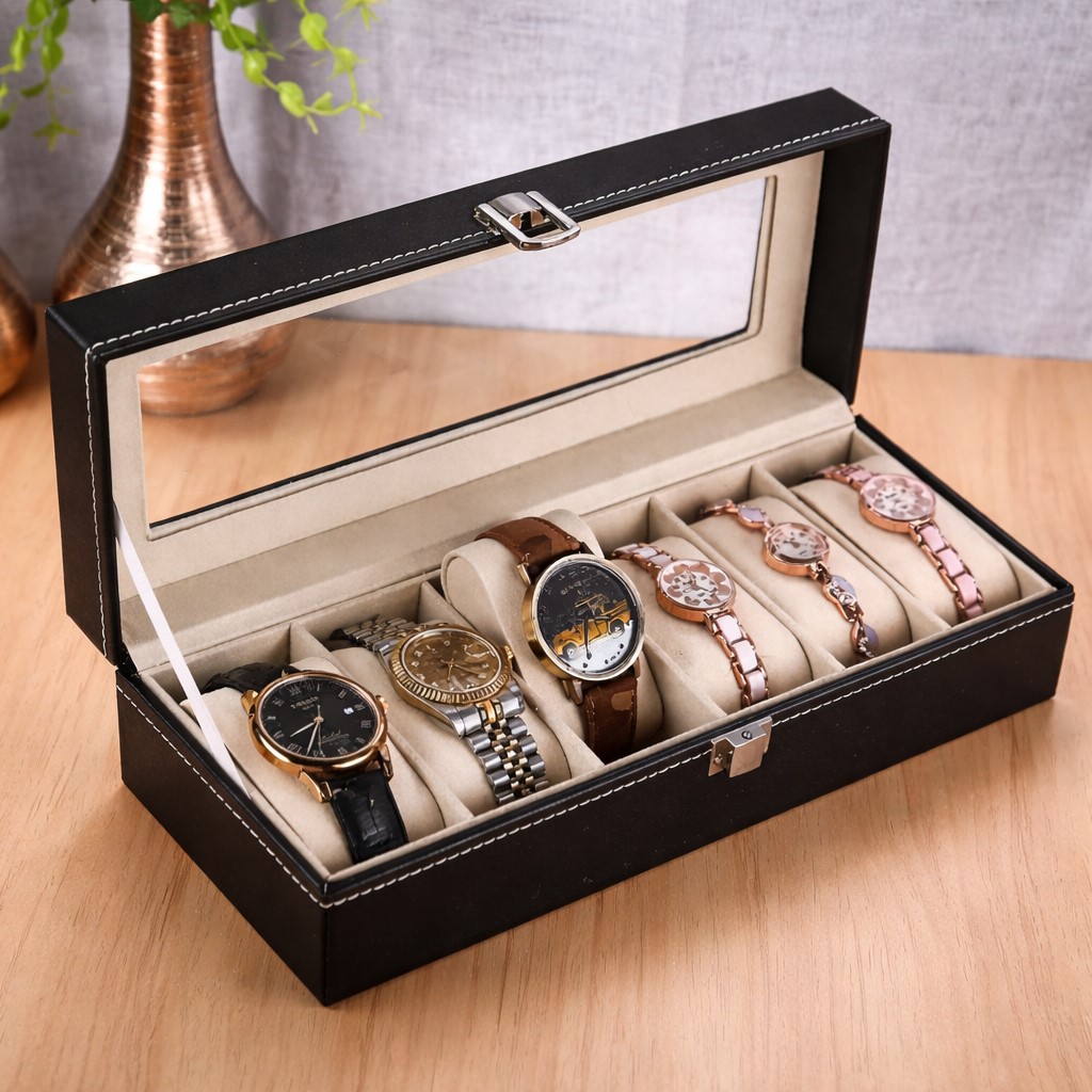 Kutija za satove sa 6 pregrada