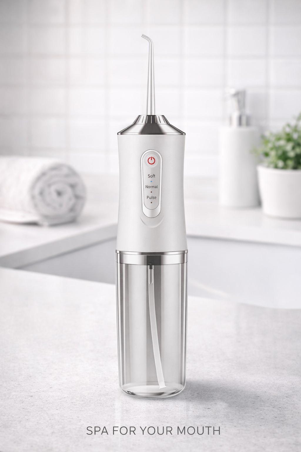 Oralni irigator za negu zuba Beli