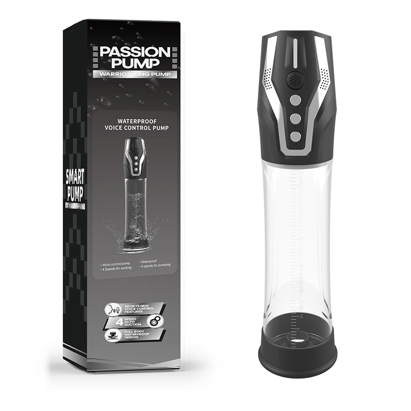Vodootporna pumpa za penis sa glasovnom kontrolom