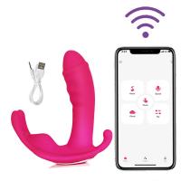 Nosivi leptir vibrator sa daljinskim (nevidljivi) ljubičasta