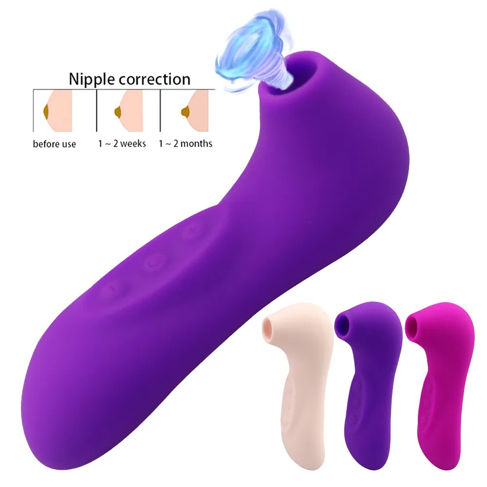 Vibrator za sisanje klitorisa, 10 brzina LJUBIČASTI