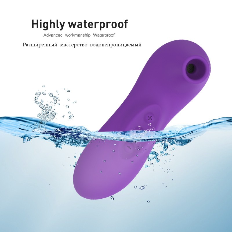 Vibrator za sisanje klitorisa, 10 brzina LJUBIČASTI