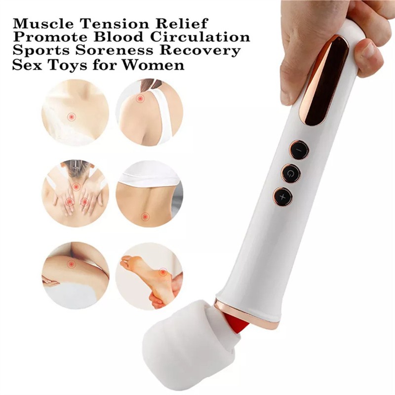 AV Wand masažer i vibrator za G tačku BELI