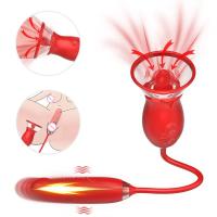 Ruža vibrator 3-u-1 – lizanje, sisanje, G tačka