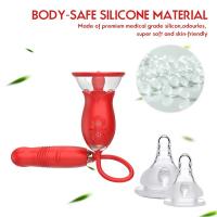 Ruža vibrator 3-u-1 – lizanje, sisanje, G tačka