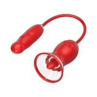 Ruža vibrator 3-u-1 – lizanje, sisanje, G tačka
