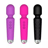 Mini AV Wand vibrator (vodootporan, 20 brzina) crna