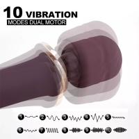 AV Wand masažer i vibrator za G tačku CRNI