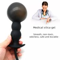 Silikonski naduvavajući analni butt plug (podesiv)