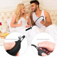 Silikonski naduvavajući analni butt plug (podesiv)