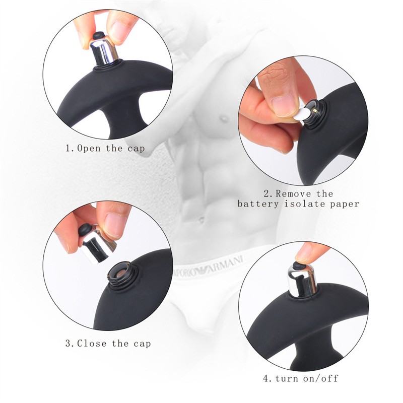 Silikonski analni vibrator – masaža prostate