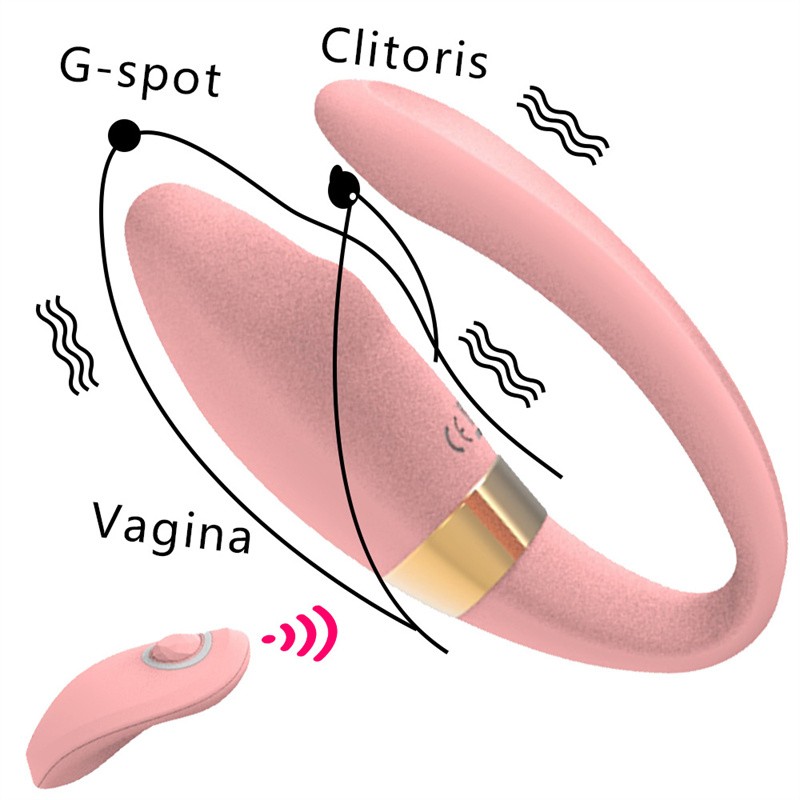 Vibrator za parove sa daljinskim ROZE