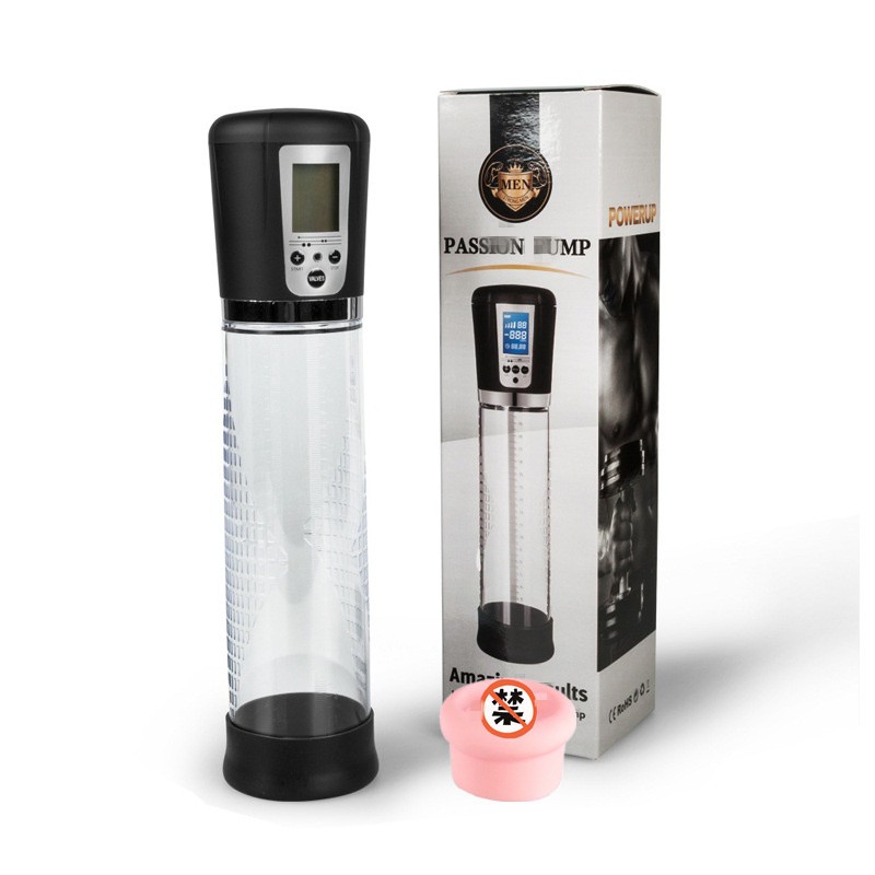 Automatska punjiva pumpa za penis sa LCD ekranom
