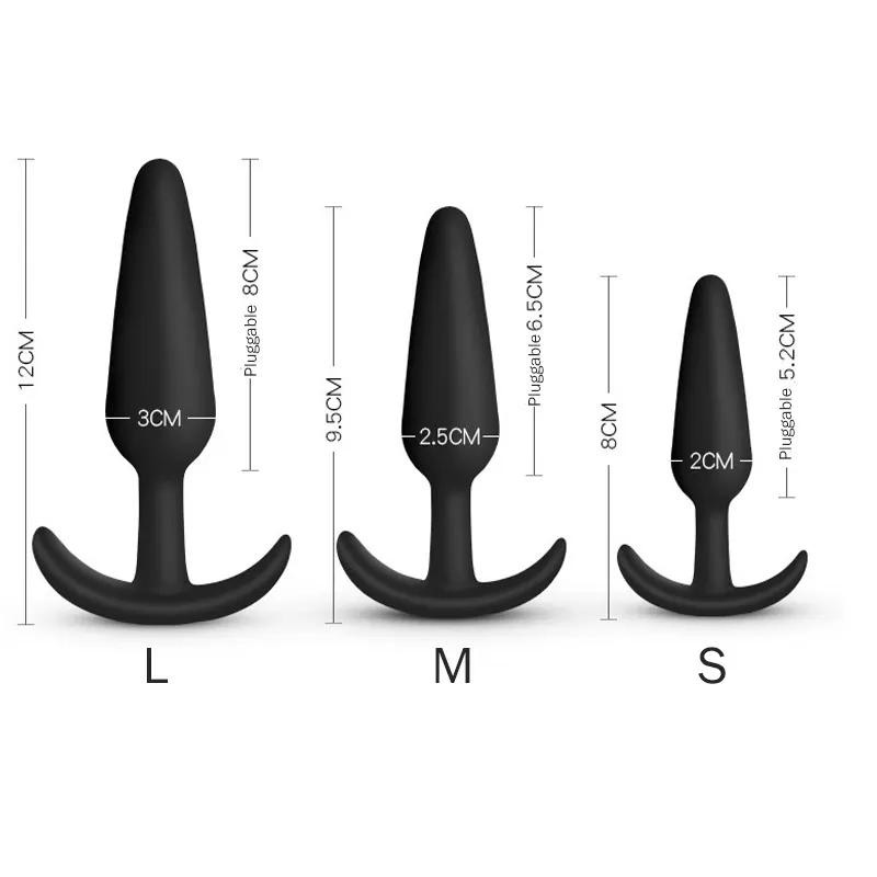 Mini analni butt plug / masažer prostate VELIČINA:S  1KOM