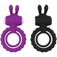 Vibracioni prsten sa zečjim ušima (rabbit) LJUBIČASTI