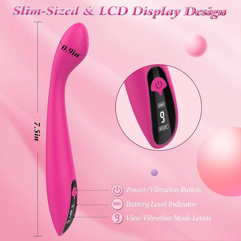 G-spot vibrator sa LCD displejem