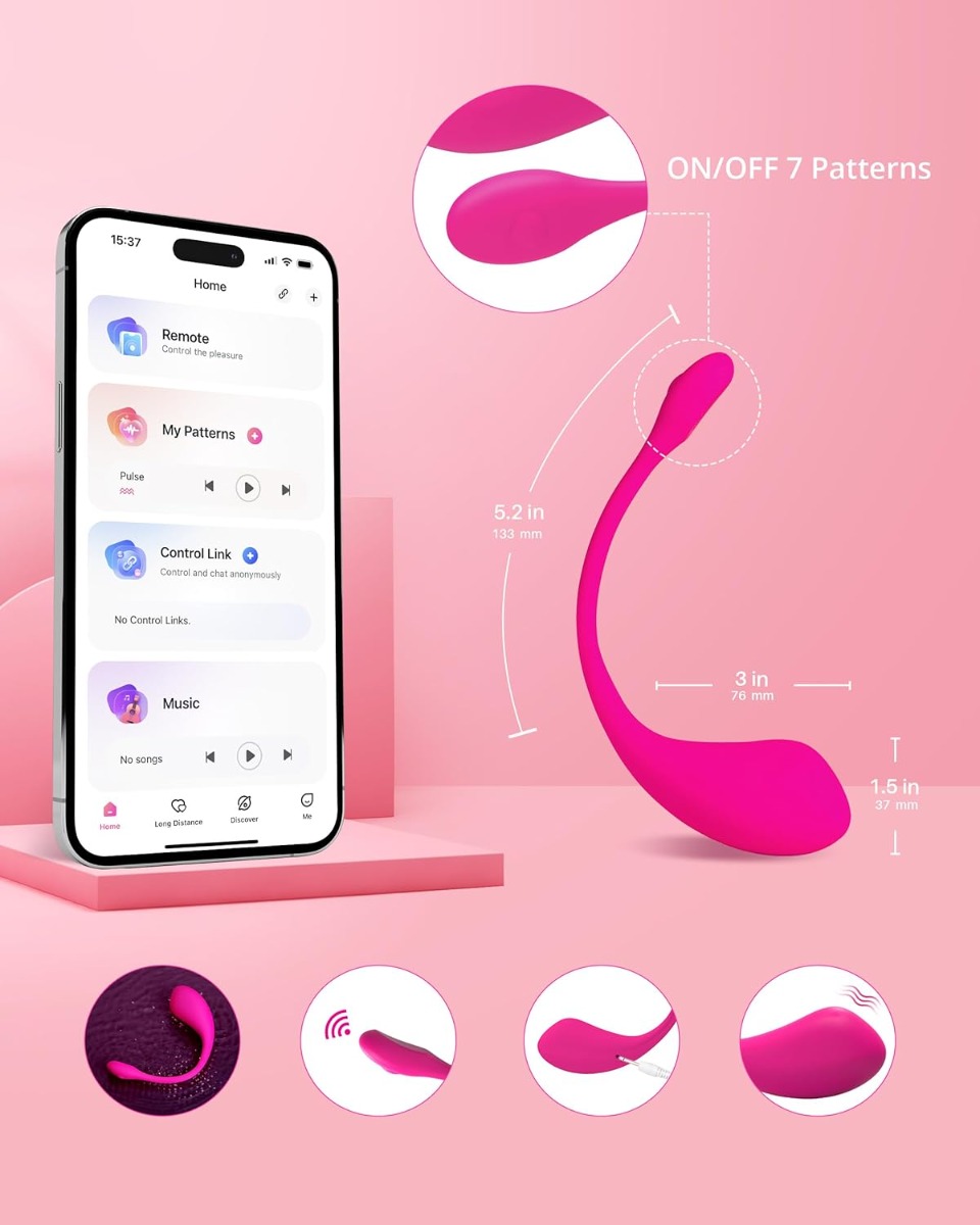 Vibraciono jaje kontrolisano aplikacijom