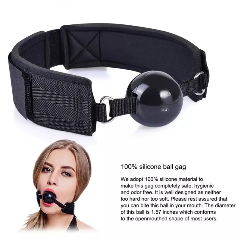 BDSM set – kugla za usta, lisice, set za vezivanje
