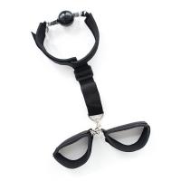 BDSM set – kugla za usta, lisice, set za vezivanje