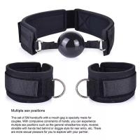 BDSM set – kugla za usta, lisice, set za vezivanje