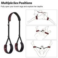 Bondage set: kaiš za vezivanje (vrat–ruke) + povez za oči + analne kuglice