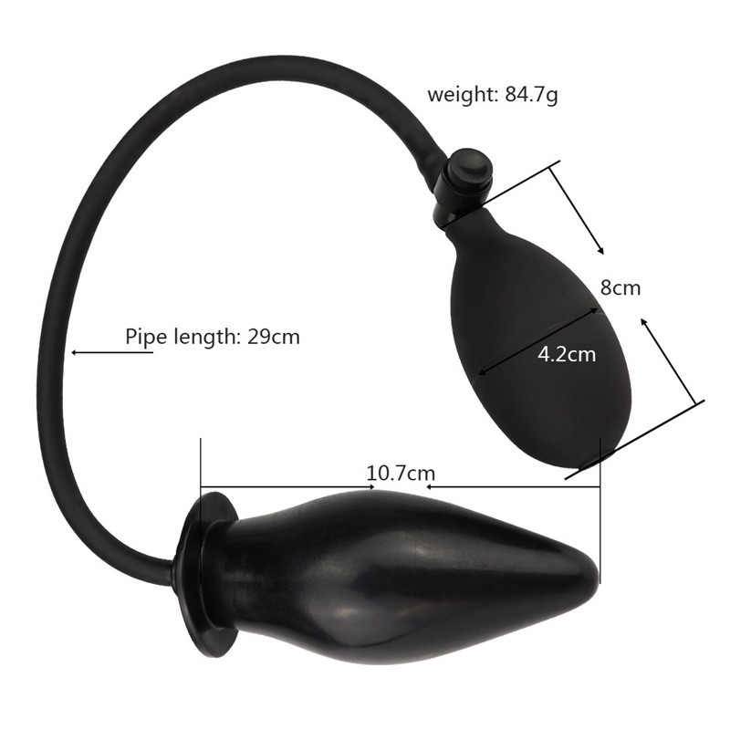 Veliki naduvavajući analni butt plug (dilatator)