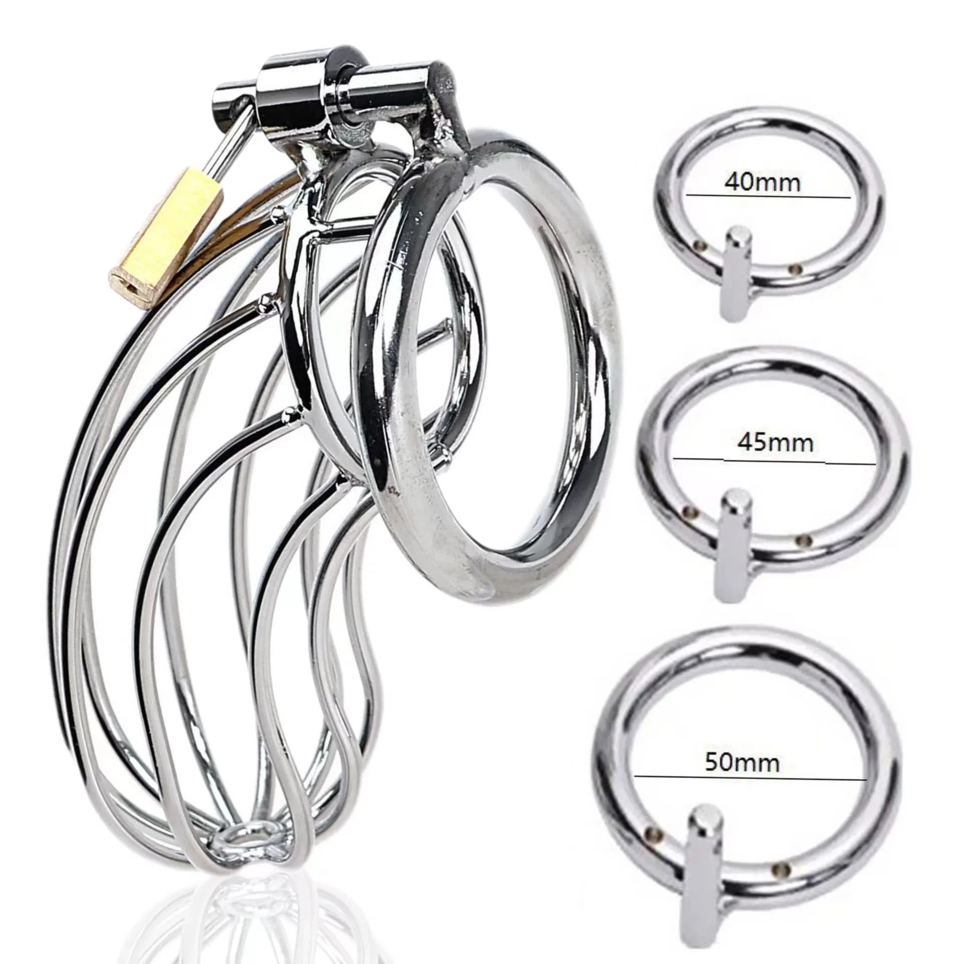 Metalni kavez za penis (chastity, podesiv)