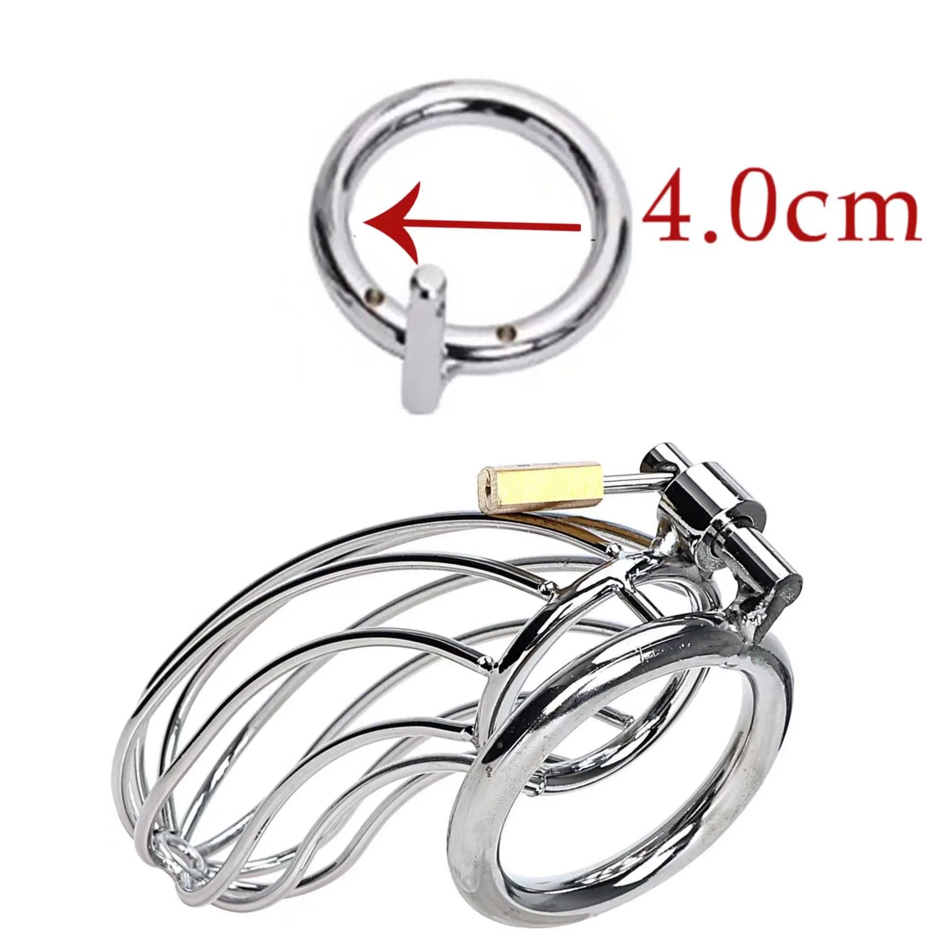 Metalni kavez za penis (chastity, podesiv)