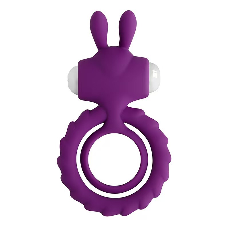 Vibracioni prsten sa zečjim ušima (rabbit) CRNI