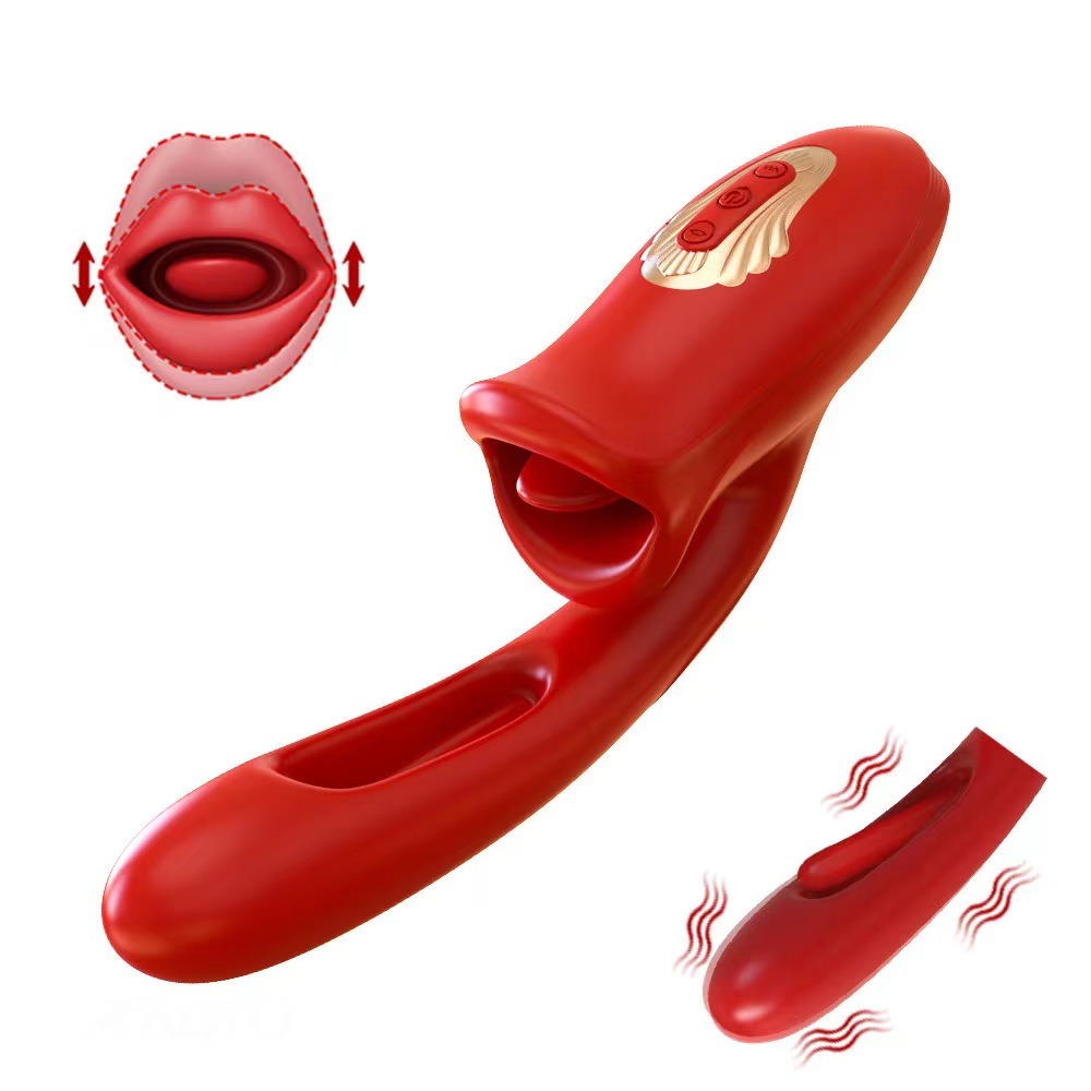 Vibrator sa vibracijom, jezikom i funkcijom za squirt