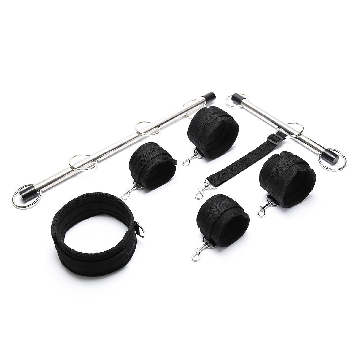 Spreader bar set – metalne šipke za razdvajanje sa manžetnama i ogrlicom