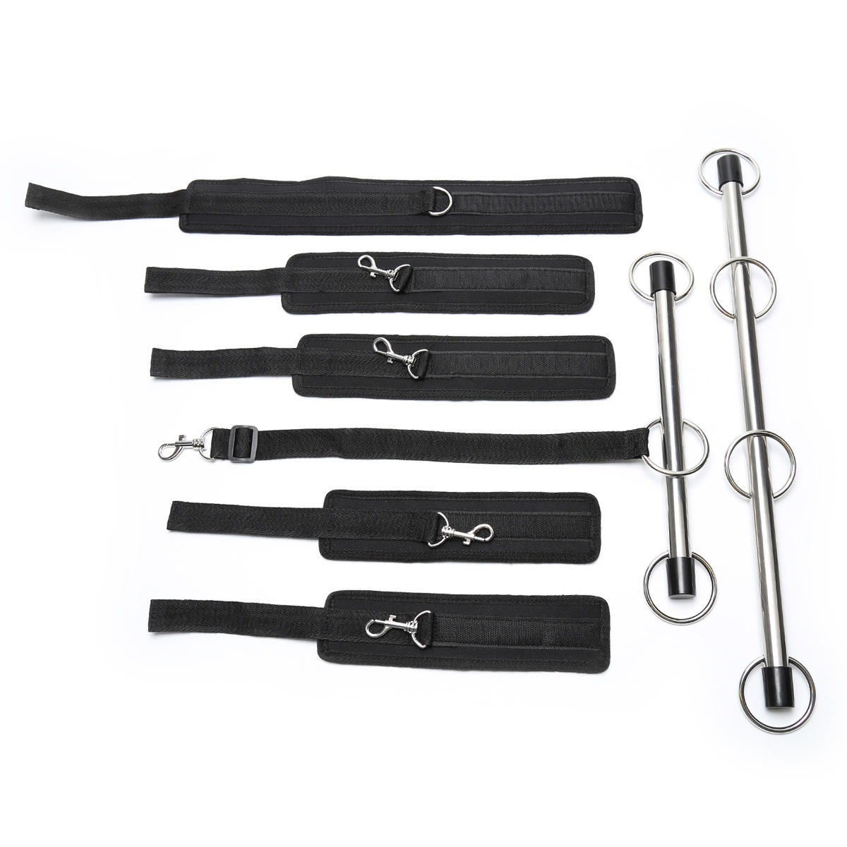 Spreader bar set – metalne šipke za razdvajanje sa manžetnama i ogrlicom