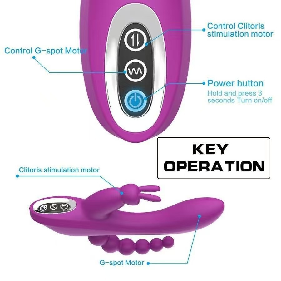 Zeka vibrator 3-u-1 – trostruka stimulacija u jednom pokretu
