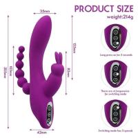 Zeka vibrator 3-u-1 – trostruka stimulacija u jednom pokretu